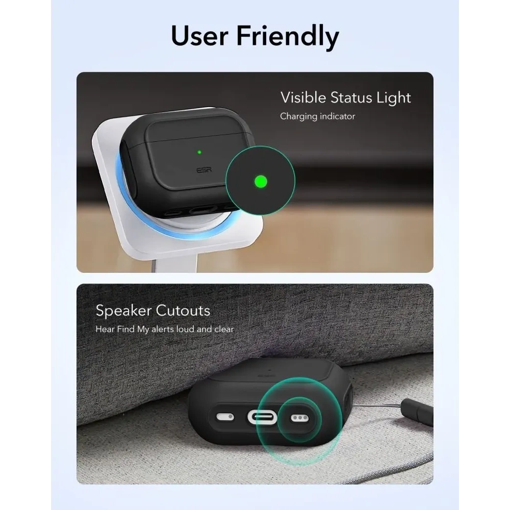 Etui ESR Orbit HaloLock MagSafe do Apple AirPods Pro 3 Black