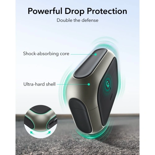 Etui ESR Orbit HaloLock MagSafe do Apple AirPods Pro 3 Titanium