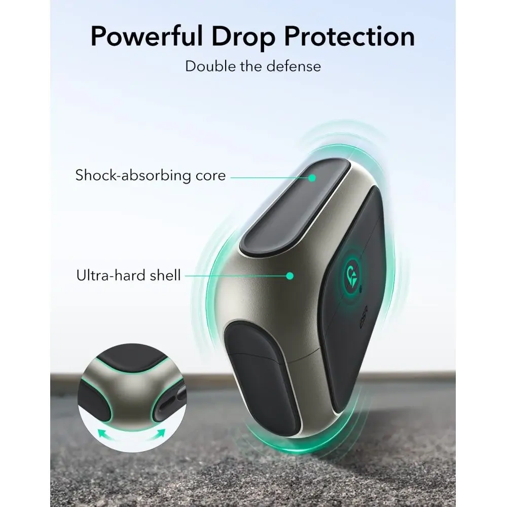 Etui ESR Orbit HaloLock MagSafe do Apple AirPods Pro 3 Titanium