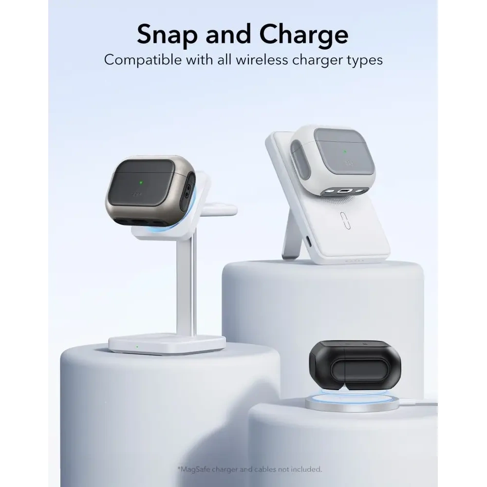 Etui ESR Orbit HaloLock MagSafe do Apple AirPods Pro 3 Titanium