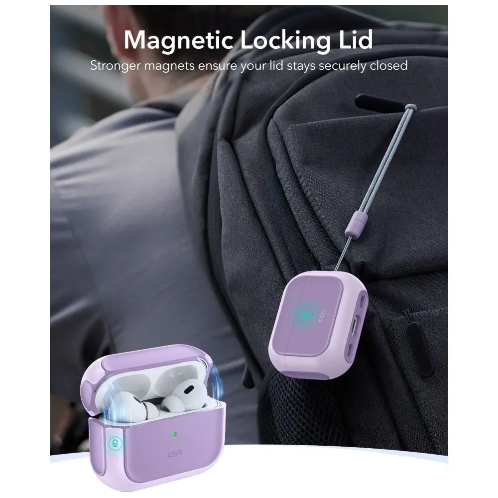 Etui ESR Orbit HaloLock MagSafe do Apple AirPods Pro 3 Lavender