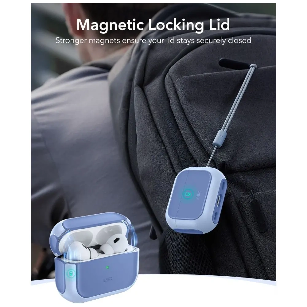 Etui ESR Orbit HaloLock MagSafe do Apple AirPods Pro 3 Powder Blue