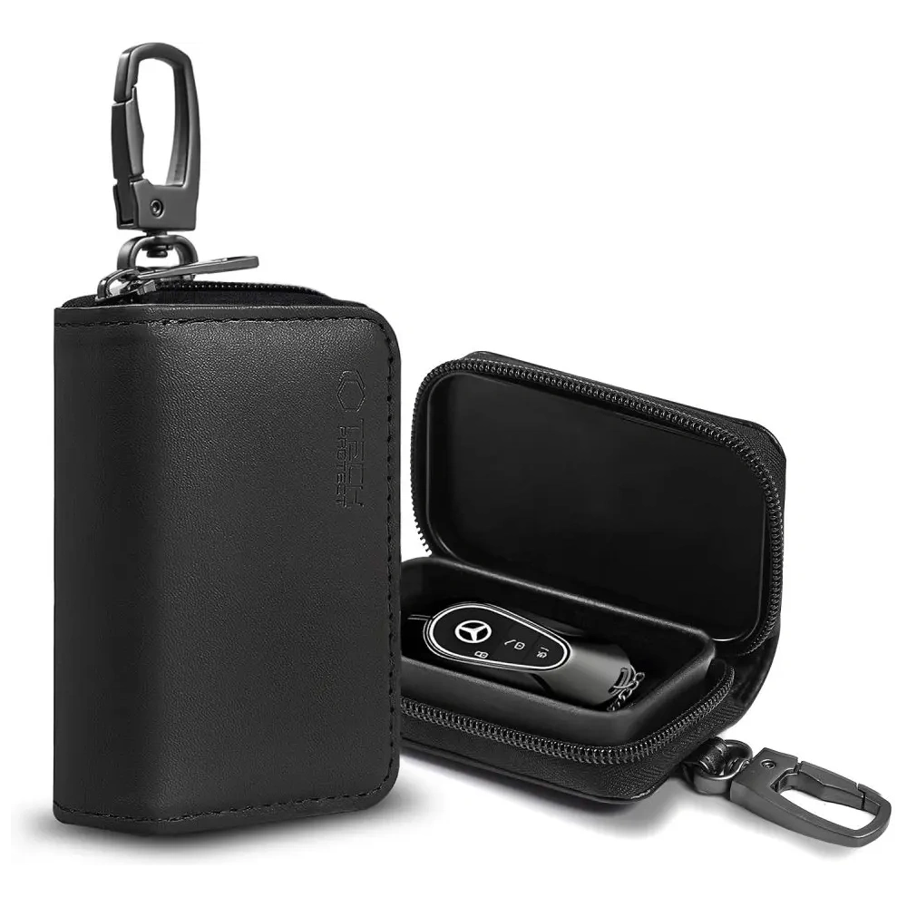 Klatka Faradaya Tech-Protect KLR300 Pouch Keyless RFID Signal Blocker Case Black/black