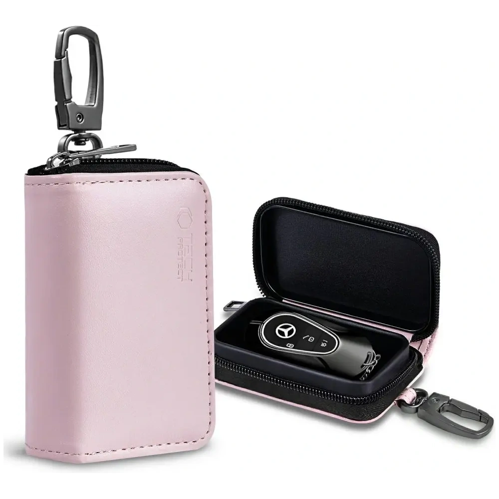 Klatka Faradaya Tech-Protect KLR300 Pouch Keyless RFID Signal Blocker Case Pink