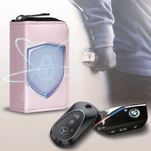 Klatka Faradaya Tech-Protect KLR300 Pouch Keyless RFID Signal Blocker Case Pink