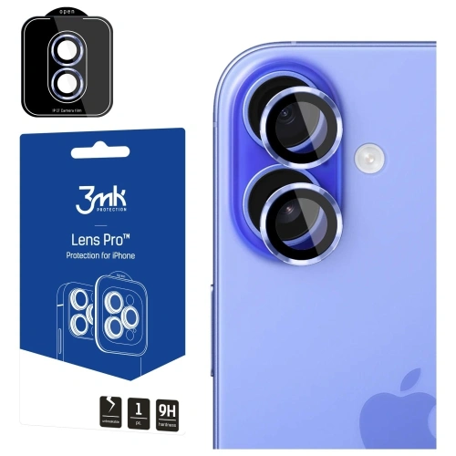 Ochrona na obiektyw aparatu 3MK Lens Protection Pro do Apple iPhone 17 niebieski