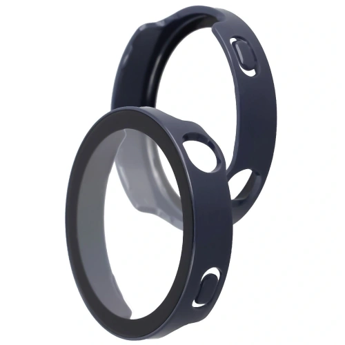 Etui ze szkłem do zegarka Bizon Case+Glass Watch do Huawei Watch GT6 41mm niebieskie