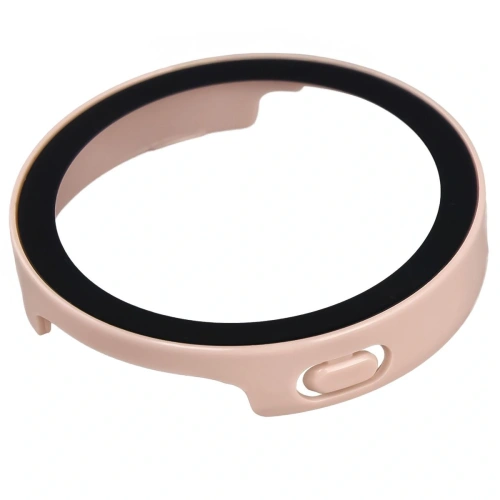 Etui ze szkłem do zegarka Bizon Case+Glass Watch do Huawei Watch GT6 41mm różowe