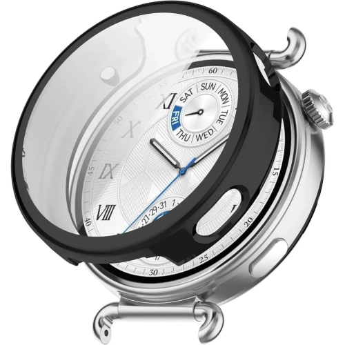 Etui z osłoną ekranu Bizon Case Watch Felipe do Huawei Watch GT6 41mm czarne