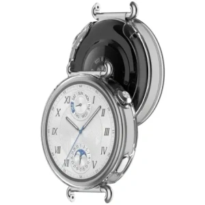 Etui z osłoną ekranu Bizon Case Watch Felipe do Huawei Watch GT6 41mm przeźroczyste