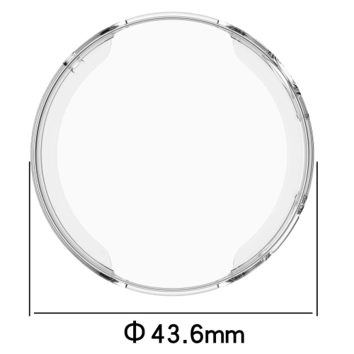 Etui z osłoną ekranu Bizon Case Watch Felipe do Huawei Watch GT6 41mm przeźroczyste