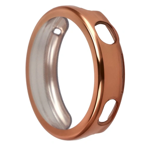 Etui z osłoną ekranu Bizon Case Watch Felipe do Huawei Watch GT6 41mm różowozłote