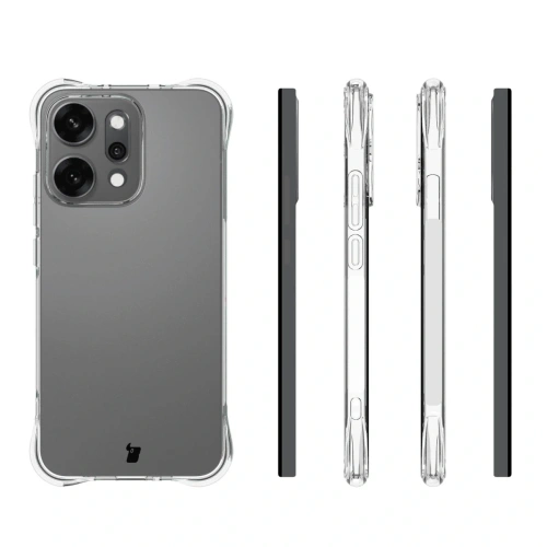 Elastyczne etui Bizon Case Salpa do Oppo Reno 14 przezroczyste