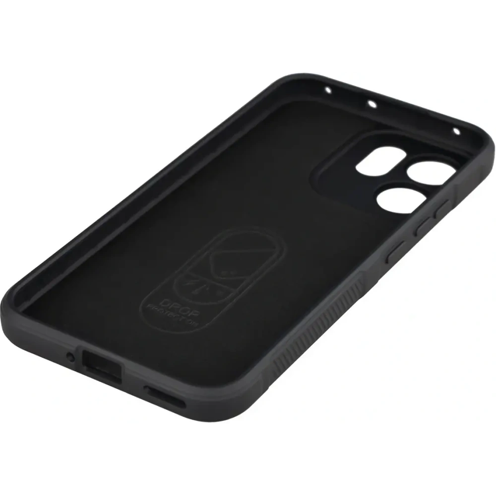 Pancerne etui Bizon Case Tur do Oppo Reno 14 F / 14 FS czarne