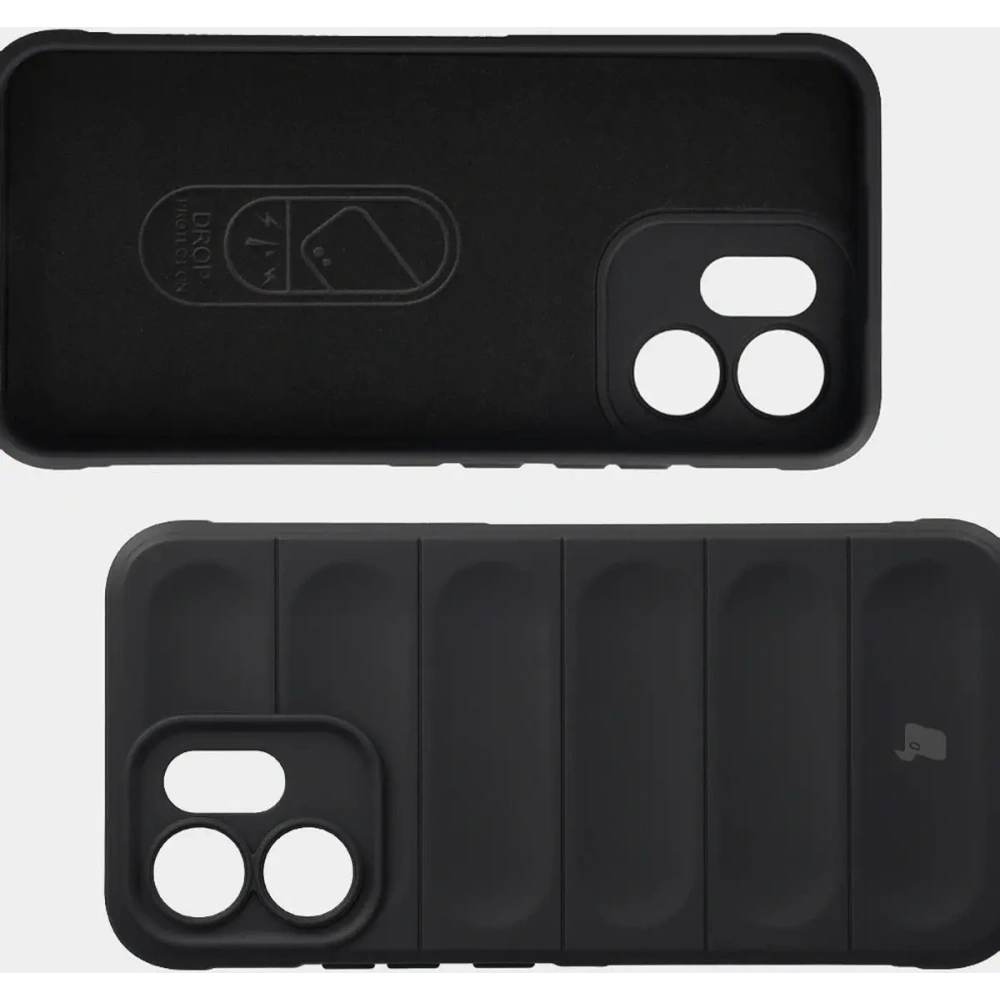 Pancerne etui Bizon Case Tur do Oppo Reno 14 F / 14 FS czarne