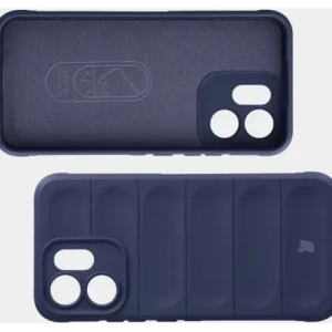 Pancerne etui Bizon Case Tur do Oppo Reno 14 F / 14 FS granatowe