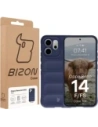 Pancerne etui Bizon Case Tur do Oppo Reno 14 F / 14 FS granatowe