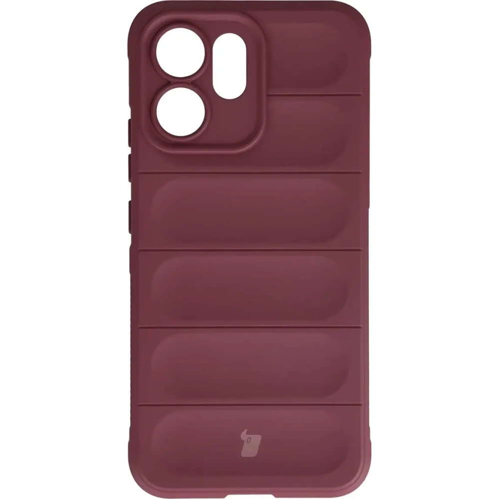 Pancerne etui Bizon Case Tur do Oppo Reno 14 F / 14 FS burgundowe