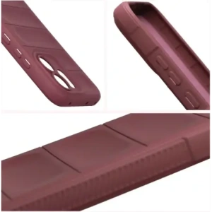 Pancerne etui Bizon Case Tur do Oppo Reno 14 F / 14 FS burgundowe