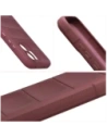 Pancerne etui Bizon Case Tur do Oppo Reno 14 F / 14 FS burgundowe