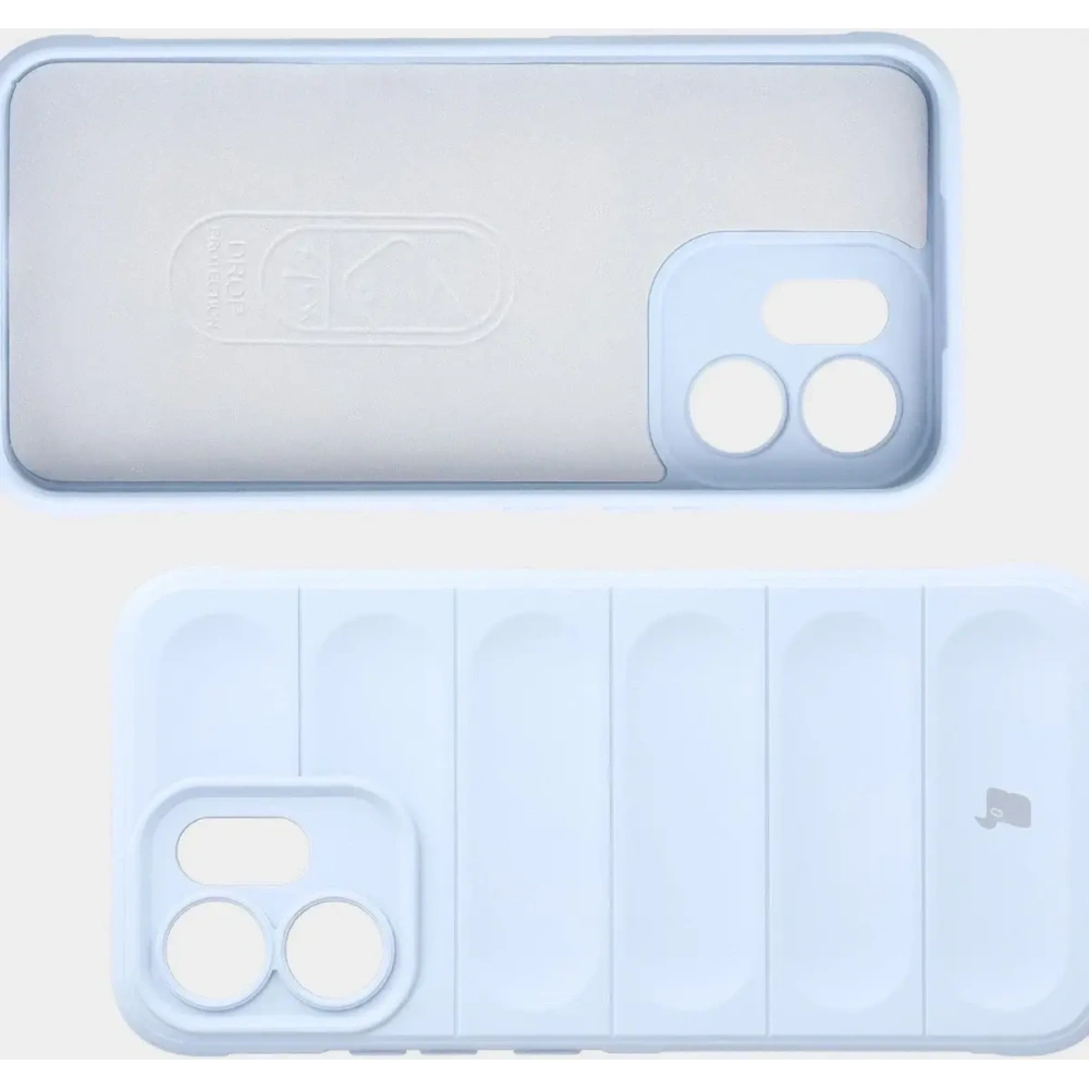 Pancerne etui Bizon Case Tur do Oppo Reno 14 F / 14 FS jasnoniebieskie