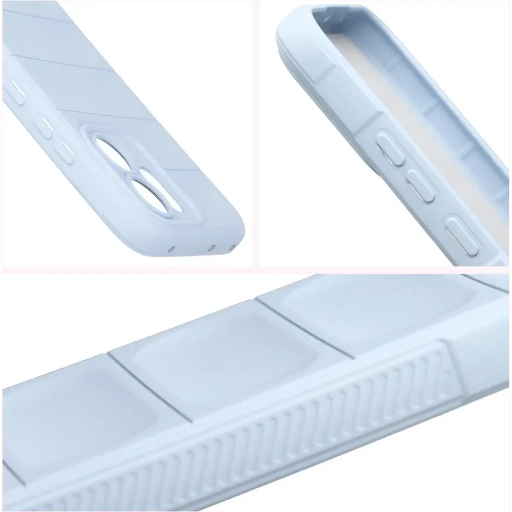 Pancerne etui Bizon Case Tur do Oppo Reno 14 F / 14 FS jasnoniebieskie