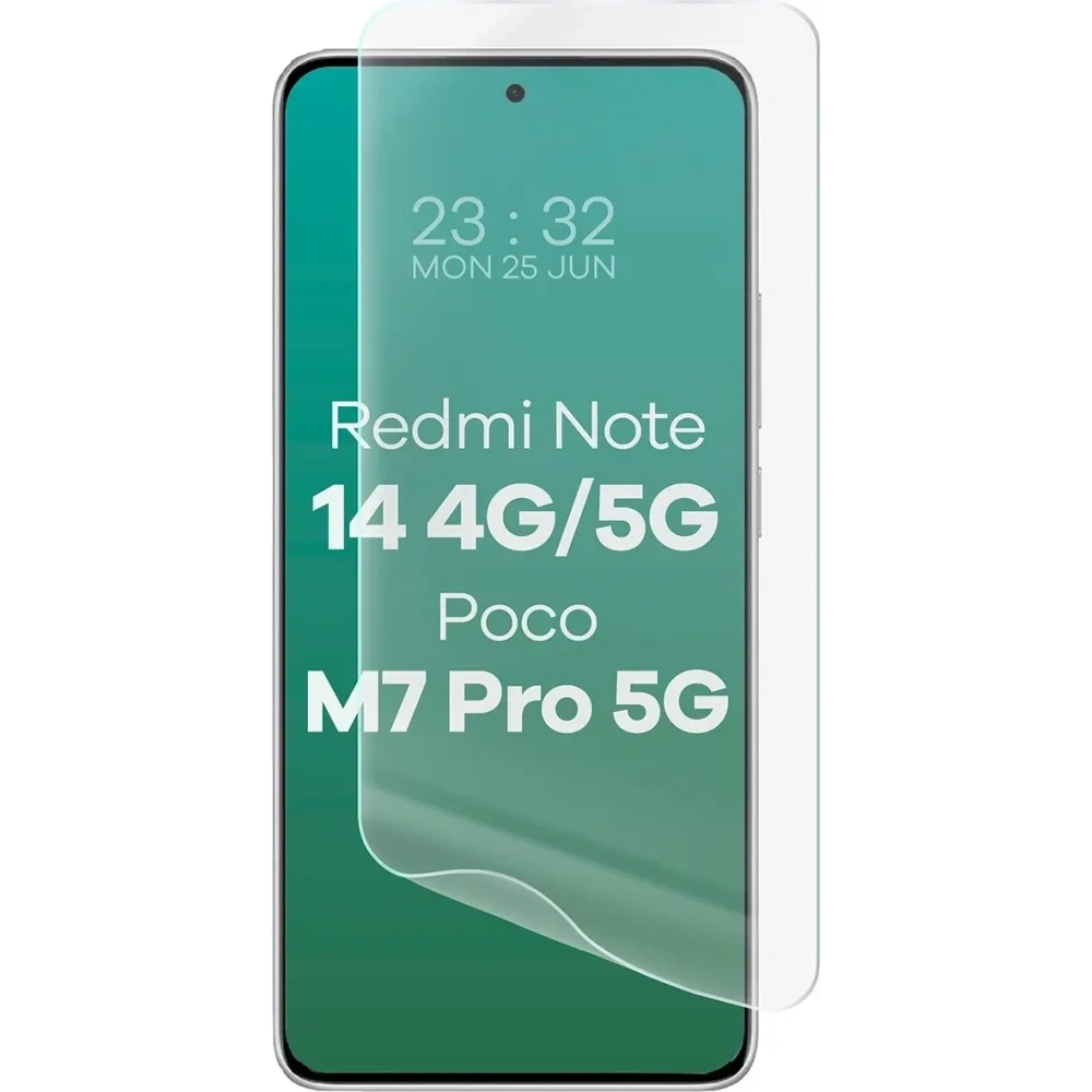 Folia hydrożelowa na ekran Bizon Glass Hydrogel Front do Xiaomi Redmi Note 14 4G / 14 5G / POCO M7 Pro 5G