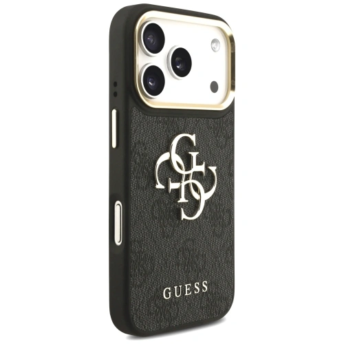 Etui Guess 4G Big 4G Classic Logo Big Strap Metal Buttons do Apple iPhone 17 Pro czarny