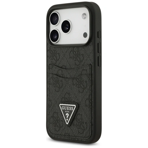 Etui Guess 4G Double Card Triangle do Apple iPhone 17 Pro czarny