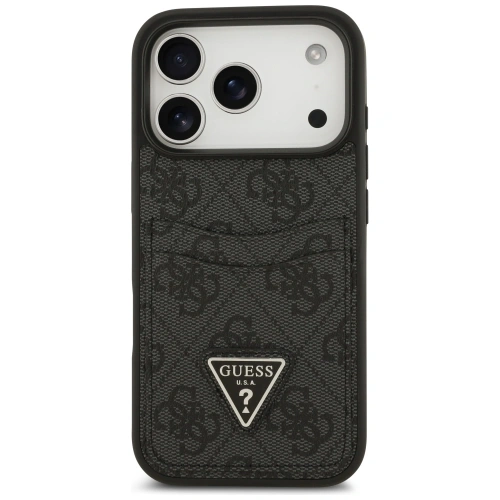 Etui Guess 4G Double Card Triangle do Apple iPhone 17 Pro czarny