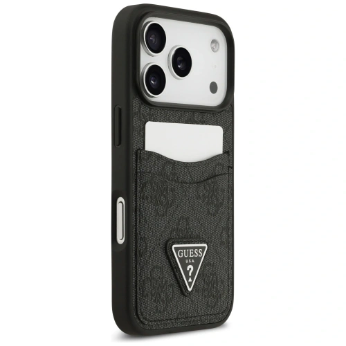 Etui Guess 4G Double Card Triangle do Apple iPhone 17 Pro czarny