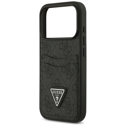 Etui Guess 4G Double Card Triangle do Apple iPhone 17 Pro czarny