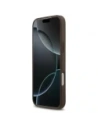 Etui Guess 4G Double Card Triangle do Apple iPhone 17 Pro Max brązowy