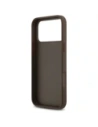 Etui Guess 4G Double Card Triangle do Apple iPhone 17 Pro Max brązowy