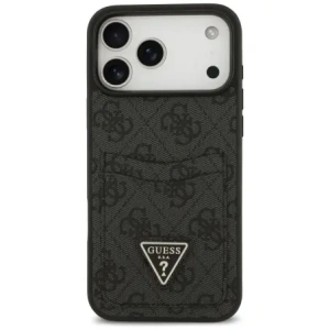 Etui Guess 4G Double Card Triangle do Apple iPhone 17 Pro Max czarny