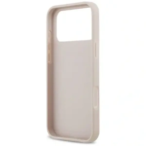 Etui Guess 4G Double Card Triangle do Apple iPhone 17 Pro Max różowy