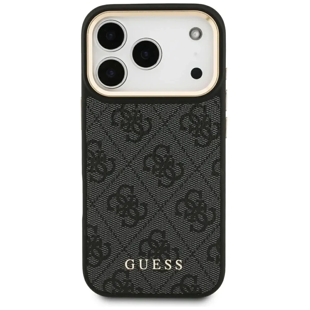 Etui Guess 4G z portfelem MagSafe do Apple iPhone 17 Pro czarny