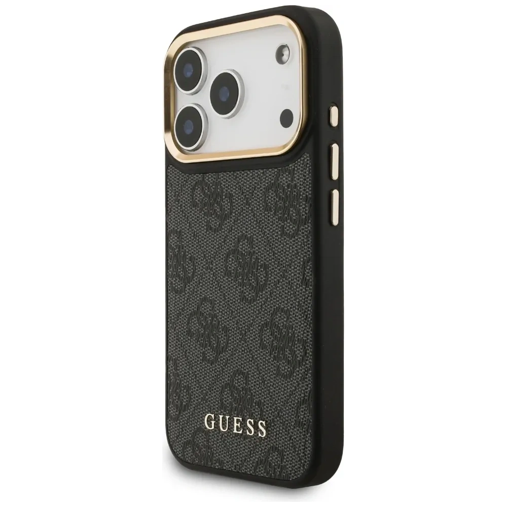 Etui Guess 4G z portfelem MagSafe do Apple iPhone 17 Pro czarny