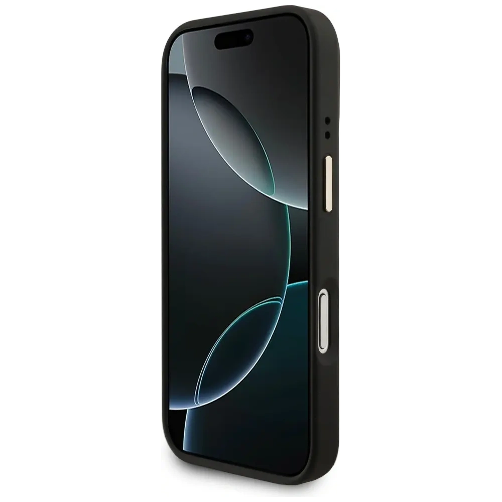 Etui Guess 4G z portfelem MagSafe do Apple iPhone 17 Pro czarny