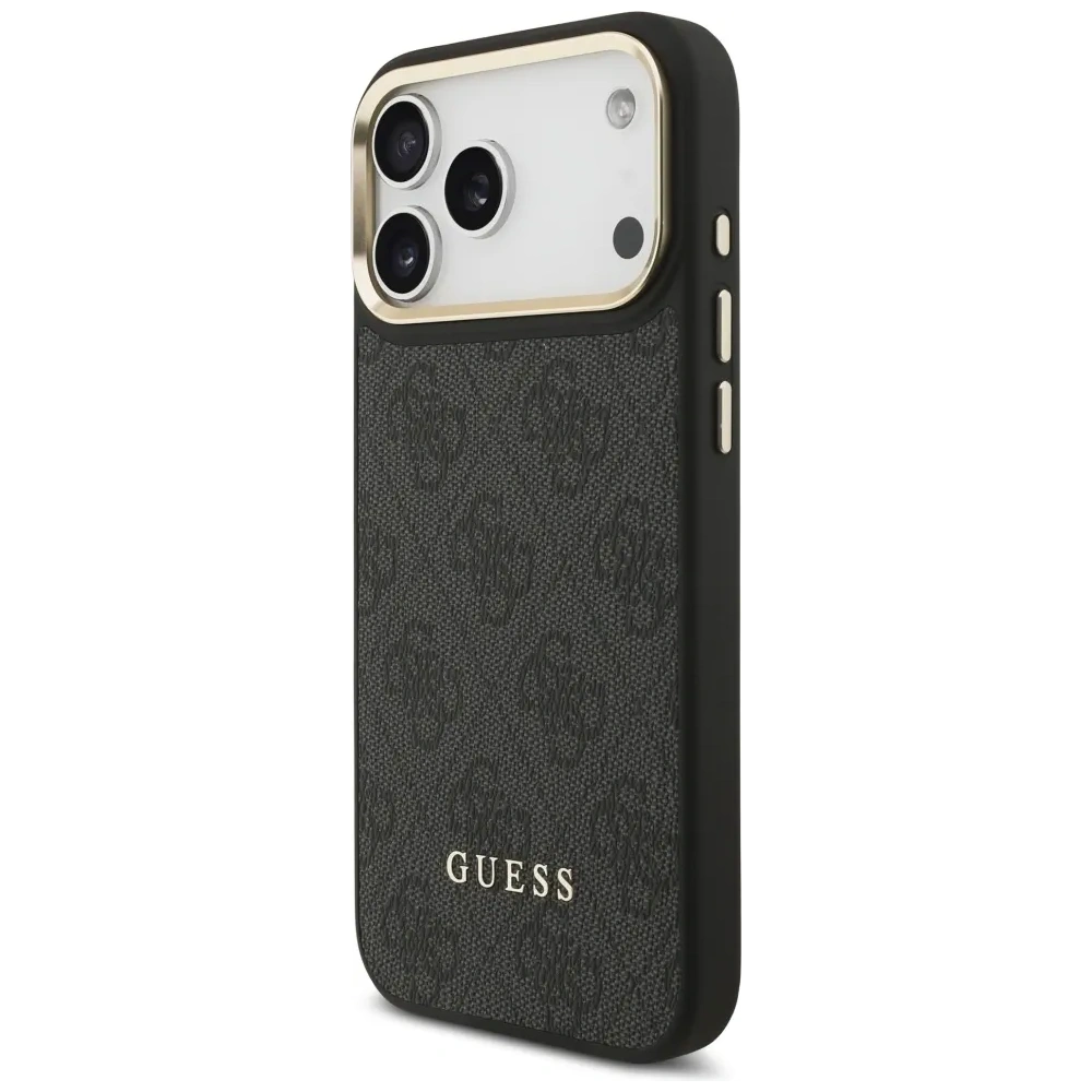 Etui Guess 4G z portfelem MagSafe do Apple iPhone 17 Pro Max czarny