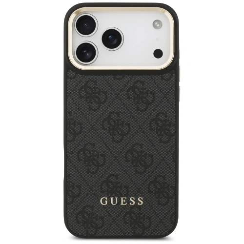 Etui Guess 4G z portfelem MagSafe do Apple iPhone 17 Pro Max czarny