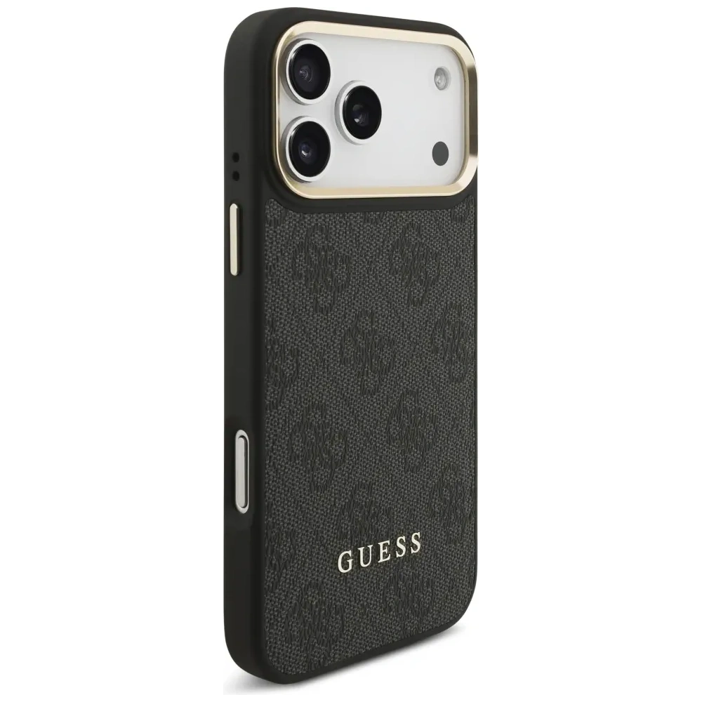Etui Guess 4G z portfelem MagSafe do Apple iPhone 17 Pro Max czarny