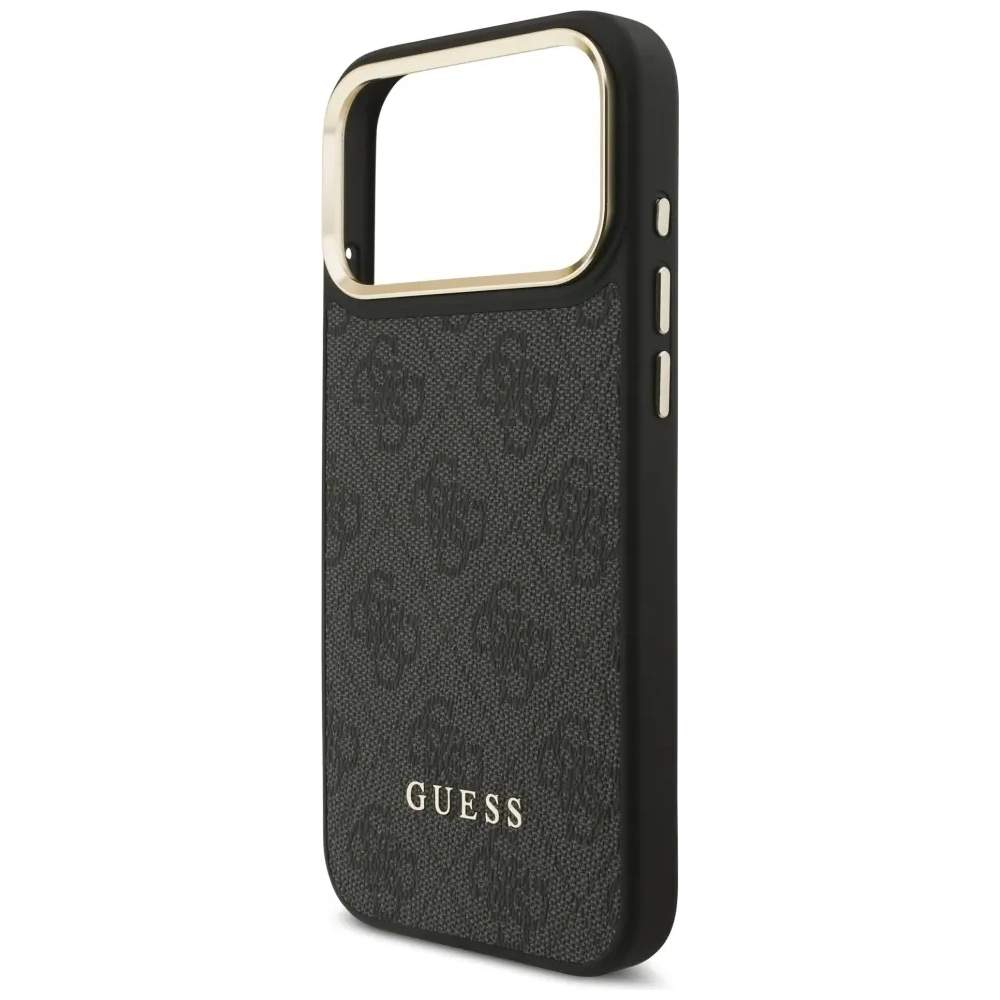 Etui Guess 4G z portfelem MagSafe do Apple iPhone 17 Pro Max czarny