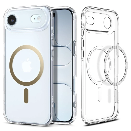 Etui Spigen Ultra Hybrid Mag MagSafe do Apple iPhone Air Clear/gold