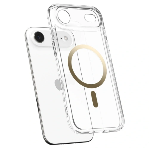 Etui Spigen Ultra Hybrid Mag MagSafe do Apple iPhone Air Clear/gold