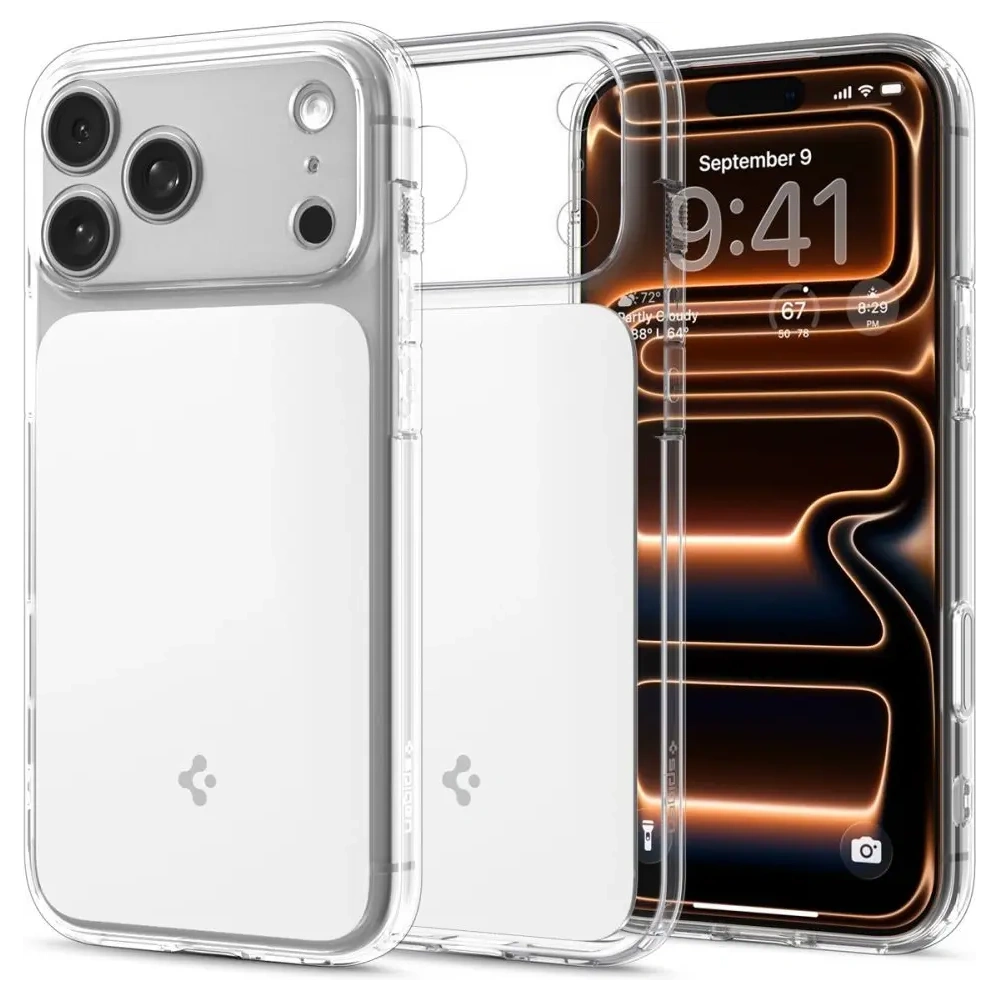 Etui Spigen Ultra Hybrid T Mag MagSafe do Apple iPhone 17 Pro Glossy White