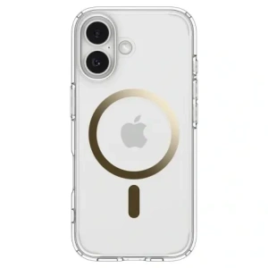 Etui Spigen Ultra Hybrid Mag MagSafe do Apple iPhone 17 Clear/gold