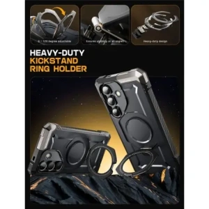 Etui Supcase Unicorn Beetle Grip Mag MagSafe do Samsung Galaxy S25 FE Black