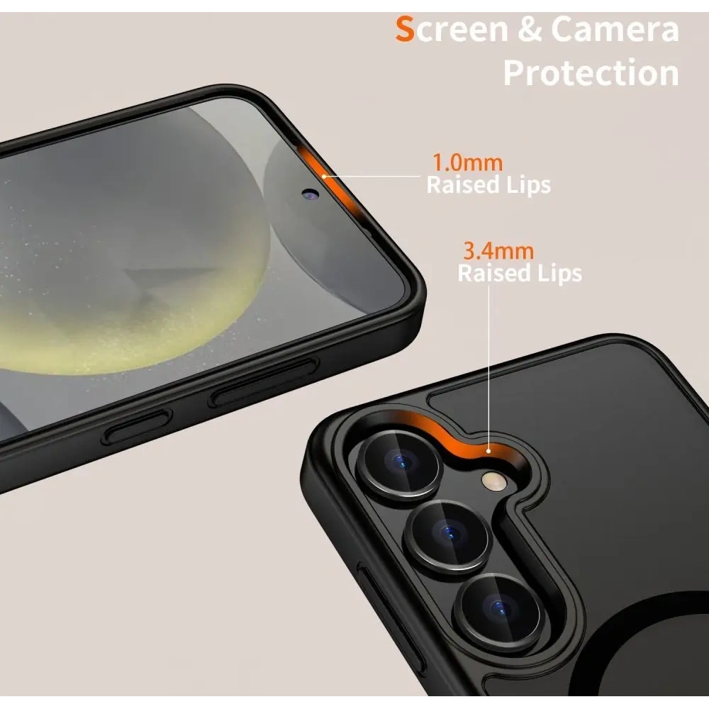 Etui Tech-Protect MagMat MagSafe do Samsung Galaxy S25 FE Matte Black