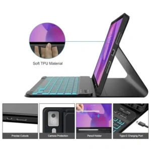 Etui Tech-Protect SmartCase Pen + Keyboard do Lenovo Idea Tab Pro / Pro MT 12.7 TB-373 Black